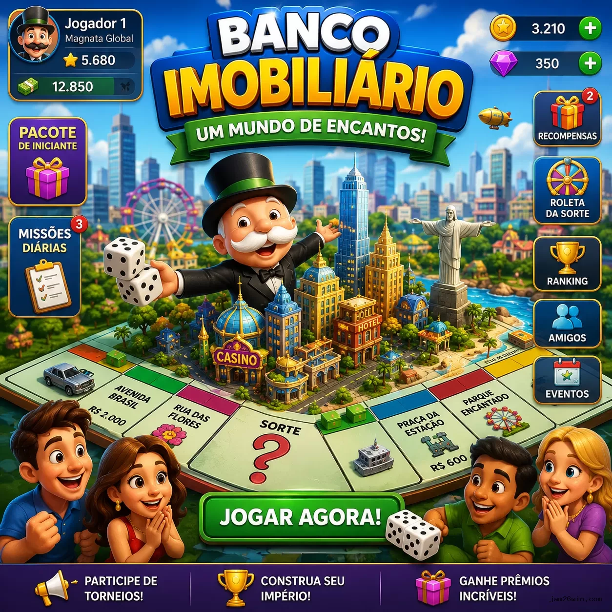 O Fascinante Mundo do Monopoly e o Enigma do Jam26
